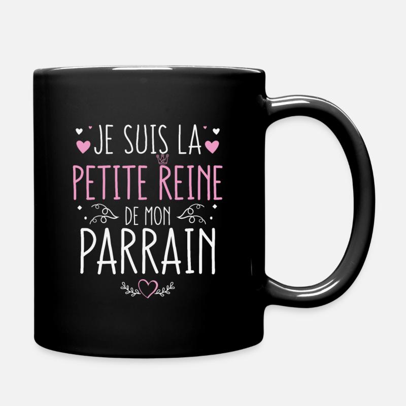 Enfant Anniversaire de sa Filleule Humour Parrain - Mug uni - noir