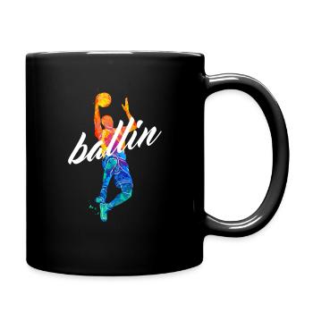Ballin Basketball Player Basketball Player Maillot - Mug uni - noir - Droite