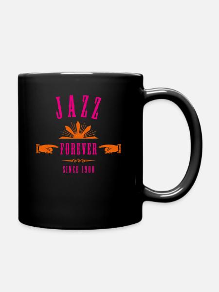 Jazz Forever - Tasse einfarbig - Schwarz