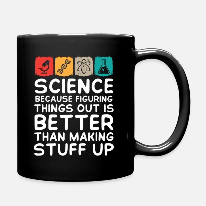 Science is Real - Tasse einfarbig - Schwarz