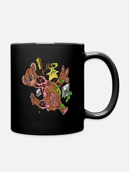 TeddyCartoon Classic - Full Colour Mug - black