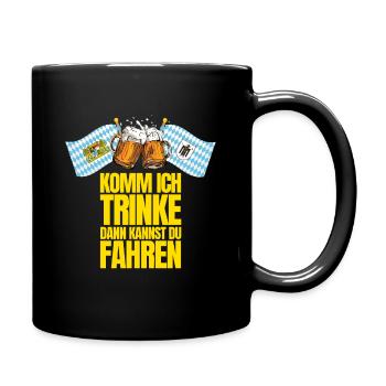 Come on, I'll drink, then you can drive - Full Colour Mug - black - Right