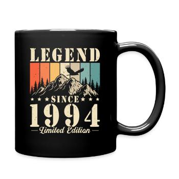 Légende depuis 1994 Vintage cadeau d’anniversaire - Mug uni - noir - Droite