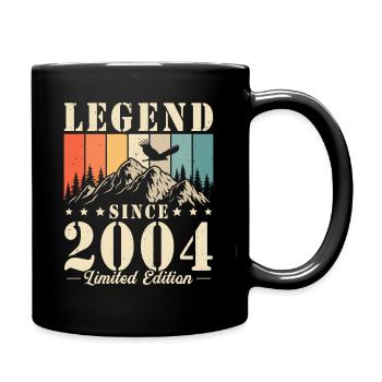 Légende depuis 2004 Vintage cadeau d’anniversaire - Mug uni - noir - Droite