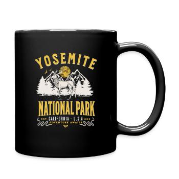 Parc national de Yosemite, Californie - Mug uni - noir - Droite