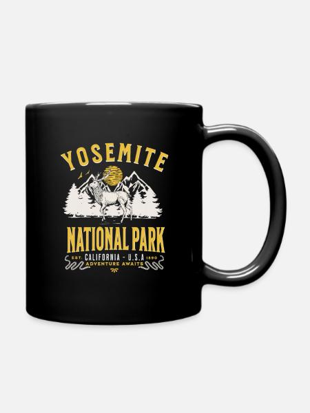 Parc national de Yosemite, Californie - Mug uni - noir