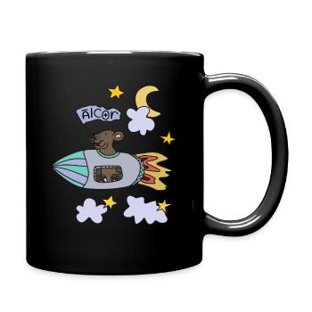 Rocket Mouse - Full Colour Mug - black - Right