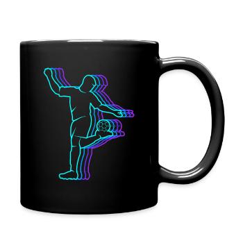 Football vintage enfants football hommes football - Mug uni - noir - Droite