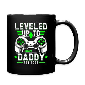 Promoted to dad in 2025 - Full Colour Mug - black - Right