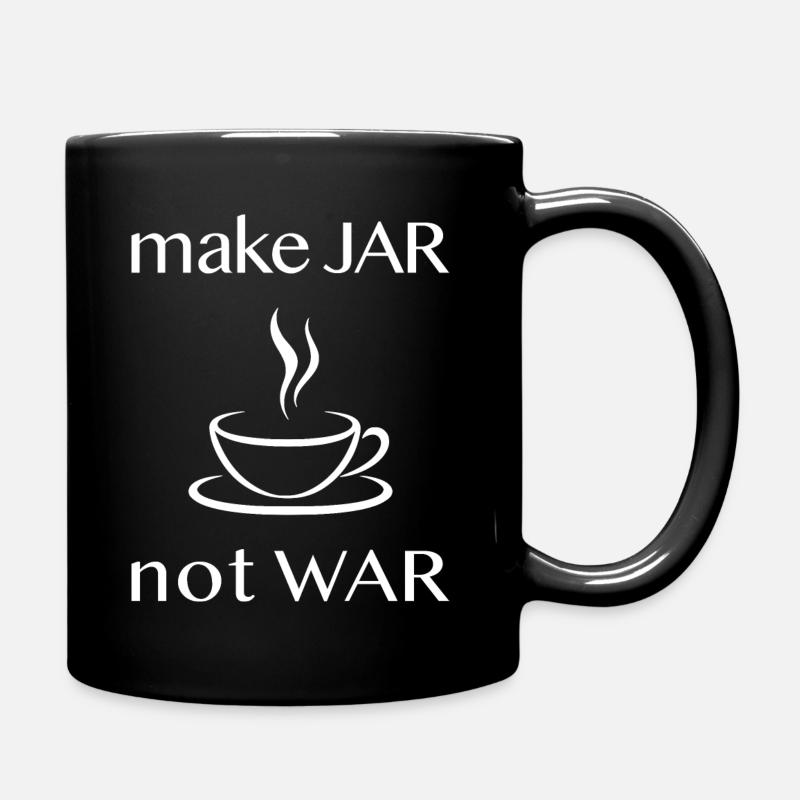 Make JAR not WAR - IT - Programmer - Software - Full Colour Mug - black