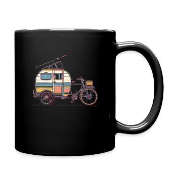 Cyclo Caravane by Cinodrago - Mug uni - noir - Droite