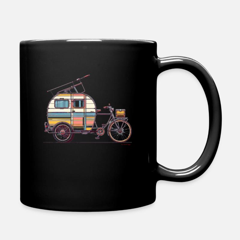 Cyclo Caravan von Cinodrago - Tasse einfarbig - Schwarz