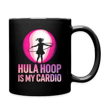 Danse Cerceau Fille Danseuse Cerceau - Mug uni - noir - Droite