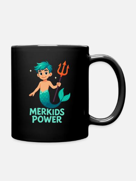 Merkids Power Boy - Mug uni - noir