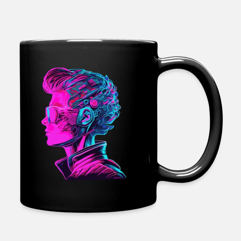 DJ - Tasse einfarbig - Schwarz