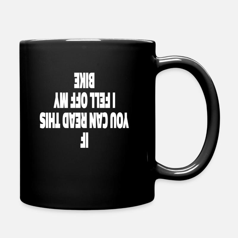 Biking Cycling Cycling Gift Shirt - Full Colour Mug - black
