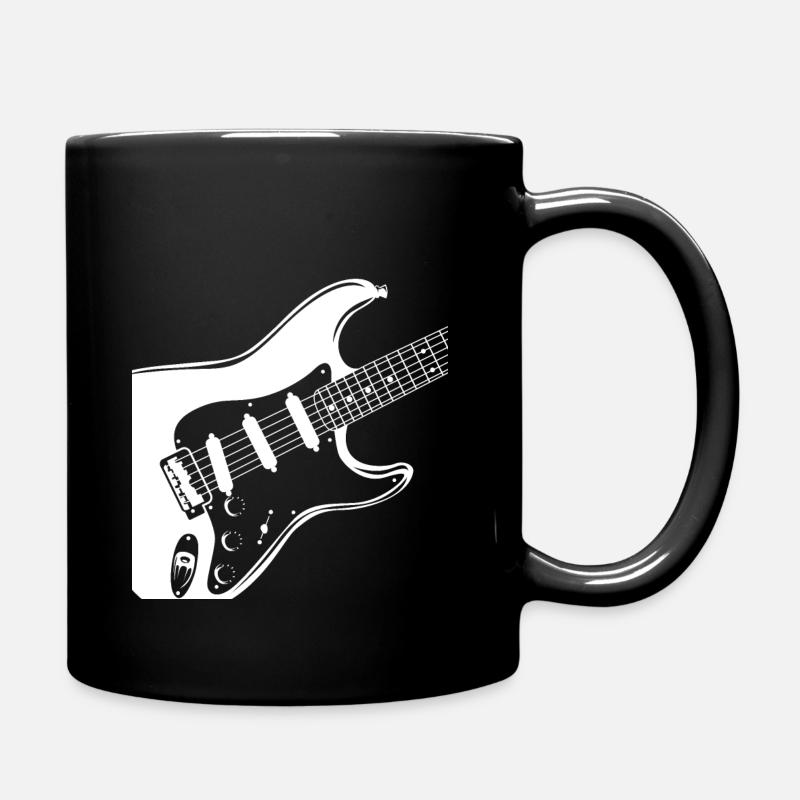 Guitare électrique - Mug uni - noir