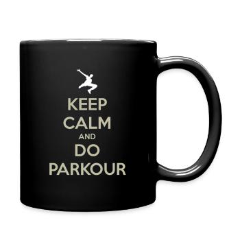 Parkour Keep Calm And Do Parkour - Full Colour Mug - black - Right