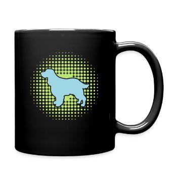 Cocker Spaniel design for Women & Men - Full Colour Mug - black - Right