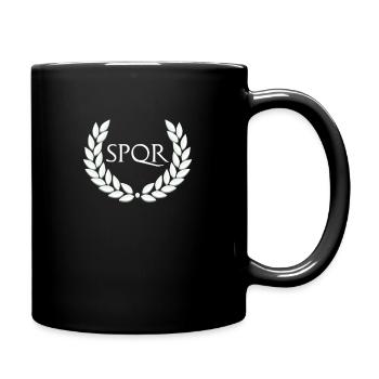 SPQR dessins pour Hommes | Empire romain - Mug uni - noir - Droite
