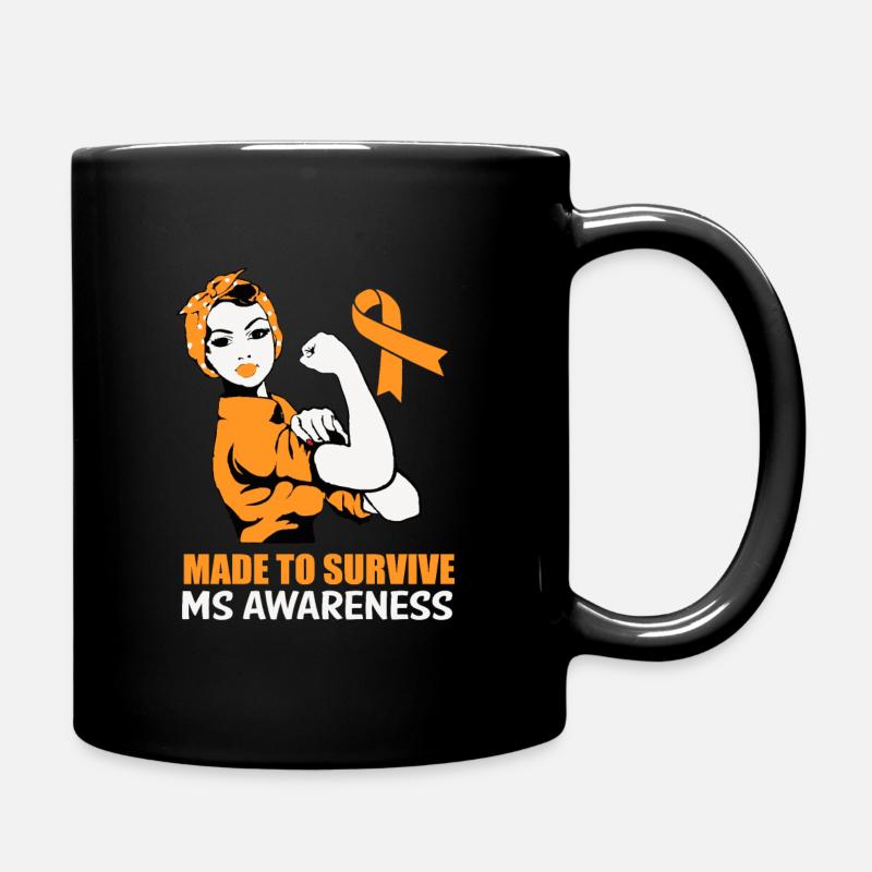 Womens MS Design für Frauen | MS-Bewusstsein - Tasse einfarbig - Schwarz