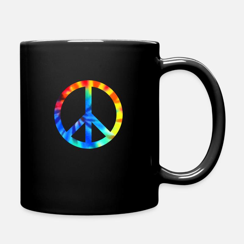 Tydie Tydi Peace design Gift - Full Colour Mug - black