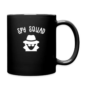 Spy Squad design for Kids - Full Colour Mug - black - Right