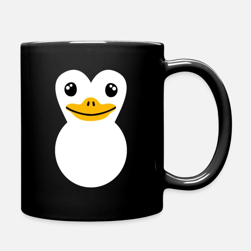 Pinguin Kostüm - Tasse einfarbig - Schwarz