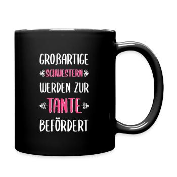 Great sisters aunt - Full Colour Mug - black - Right