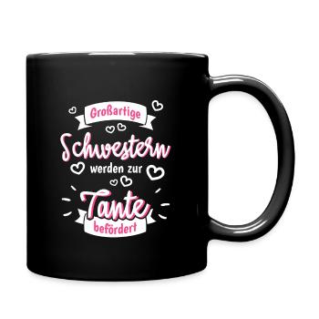 Great sisters aunt - Full Colour Mug - black - Right