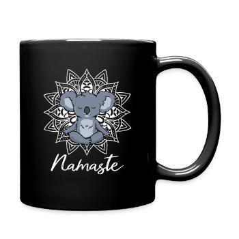 Yogi Namaste cadeau méditation yoga - Mug uni - noir - Droite