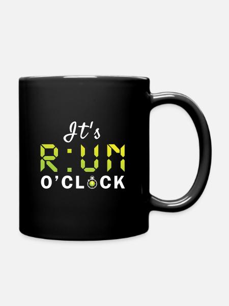 Funny Runner Jogger Running Athletics Run - Full Colour Mug - black