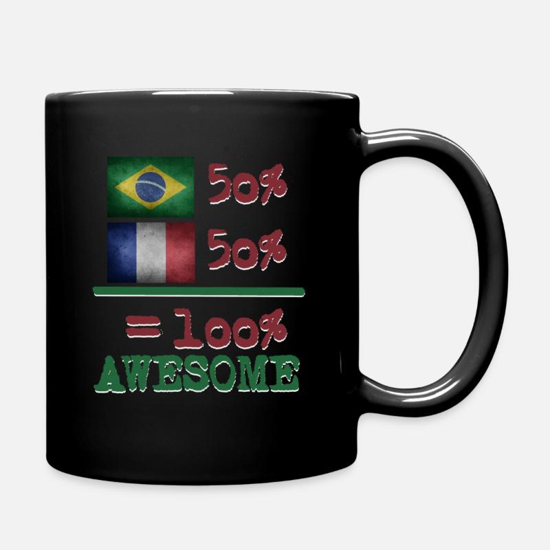 Brésil France awesome - Mug uni - noir