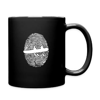 Canoe Water sports Gift I Paddling Canoeing - Full Colour Mug - black - Right