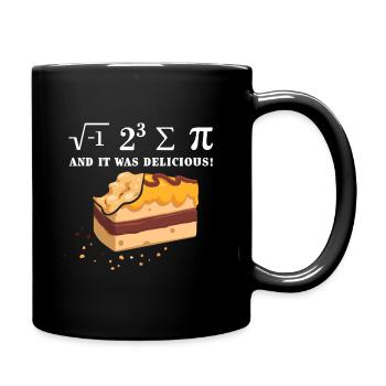 I 8 Sum Pi - J'ai mangé de la tarte - Math Math Math - Mug uni - noir - Droite