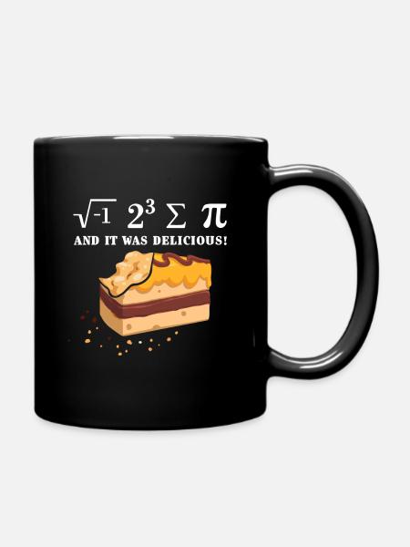 I 8 Sum Pi - J'ai mangé de la tarte - Math Math Math - Mug uni - noir