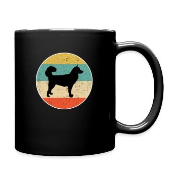 Conception de cadeau de chien Malamute d'Alaska - Mug uni - noir - Droite