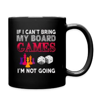 Sans mes jeux, sans moi! - Mug uni - noir - Droite