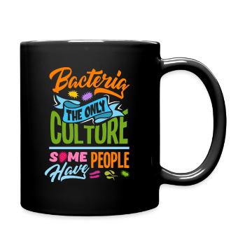 Bacteria Biology Biochemistry Chemistry Microbiology - Full Colour Mug - black - Right