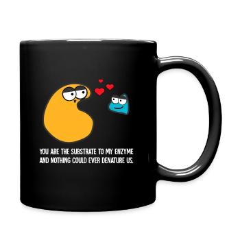 Enzyme Biology Biochemistry Chemistry Microbiology - Full Colour Mug - black - Right