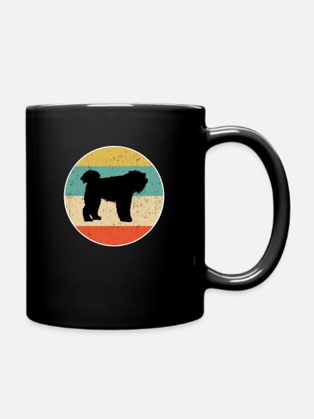Cadeau cadeau Bouvier des Flandres pour chien - Mug uni - noir