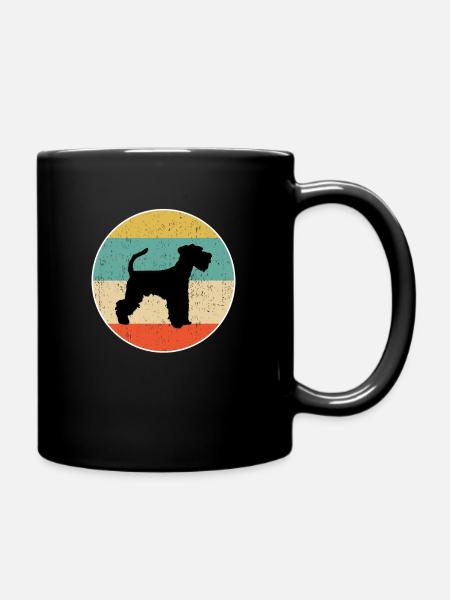 Miniature Schnauzer Dog Gift design - Full Colour Mug - black