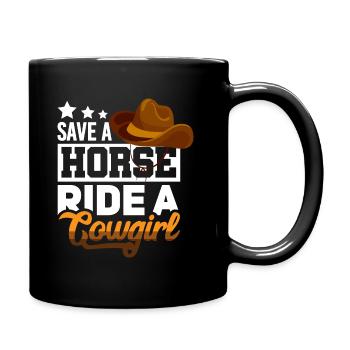 Redneck Trailer Park Geschenk I Wohnwagen - Tasse einfarbig - Schwarz - Rechts