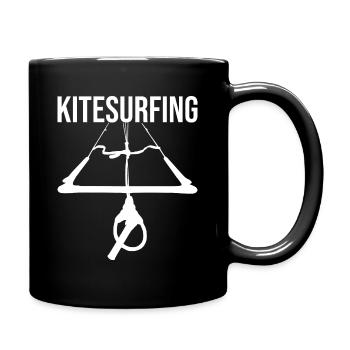 kitesurf - Mug uni - noir - Droite