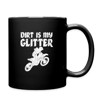 Dirt bike supercross gift I biker MX motocross - Full Colour Mug - black - Right