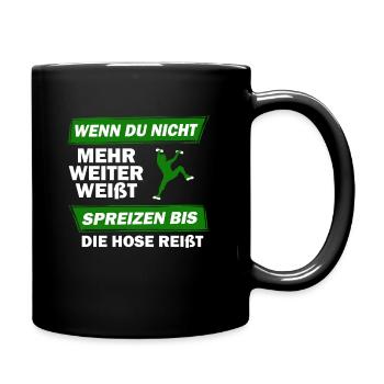 Bouldern Klettern Outfit Geschenk I Boulderhalle - Tasse einfarbig - Schwarz - Rechts
