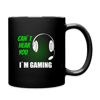 gamer games video games funny saying gift - Full Colour Mug - black - Right