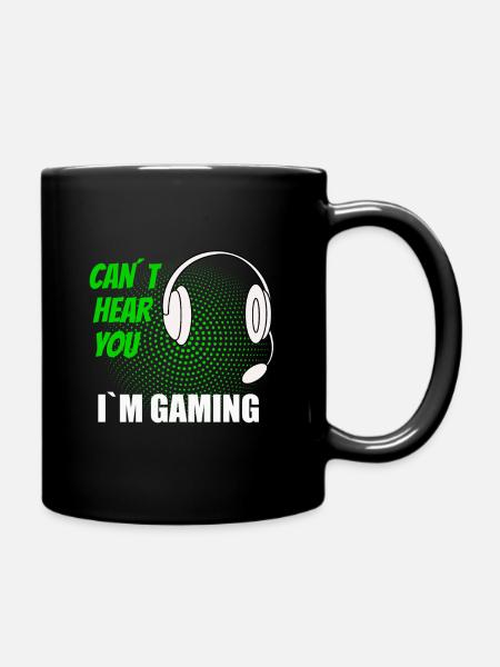 gamer games videspiele lustig spruch Geschenk - Tasse einfarbig - Schwarz
