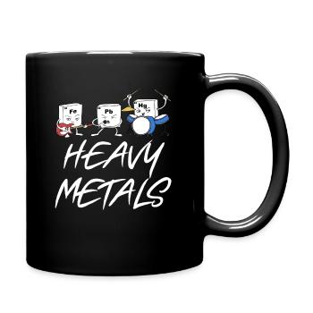 Métaux lourds - Mug uni - noir - Droite