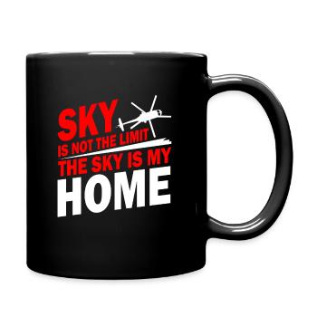 Pilote d'hélicoptère cadeau je hélicoptère hélicoptère - Mug uni - noir - Droite